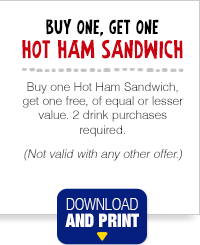 BOGO Hot Ham Sandwhich